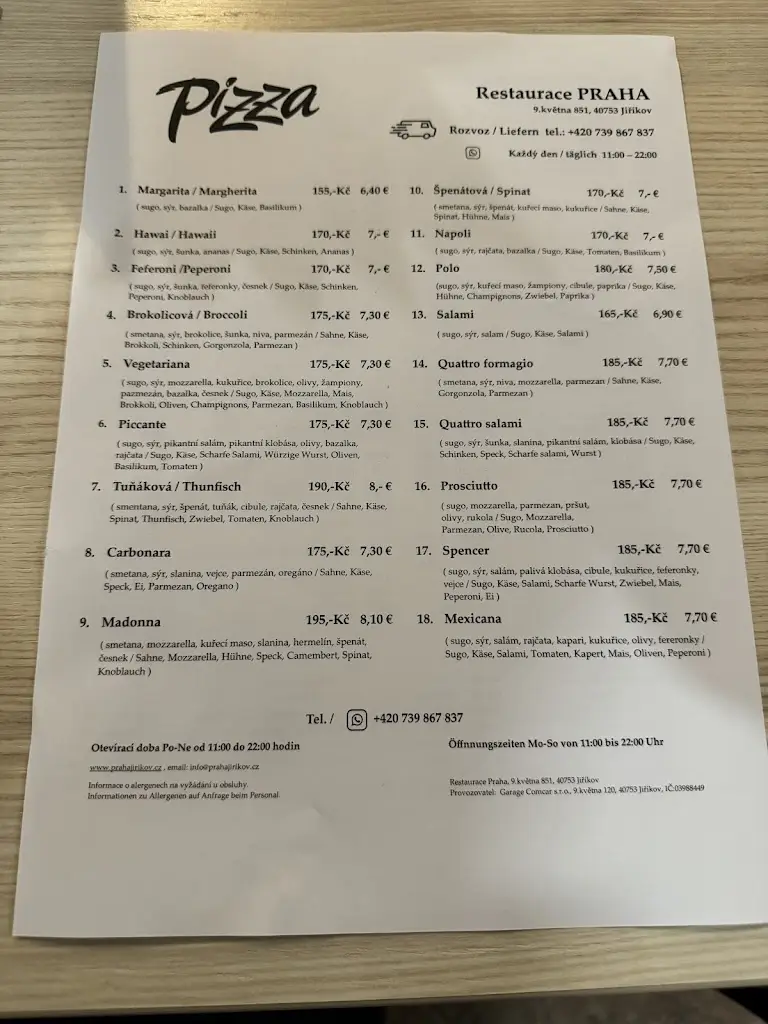 Menu_Restaurace Praha Jiříkov_Jiříkov_image_4