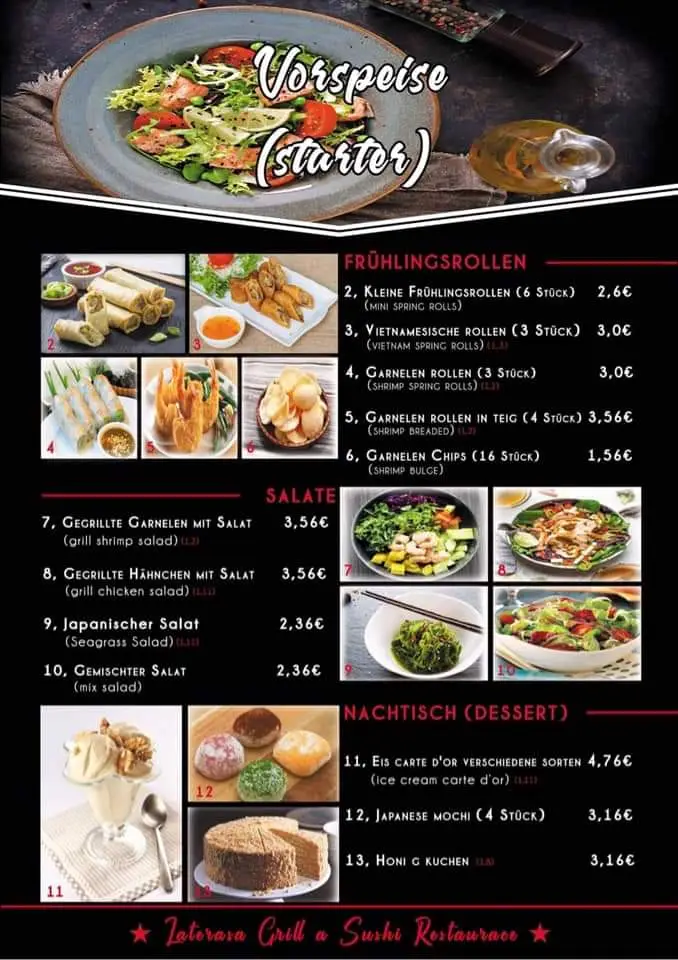 Menu_Sushi Restaurant Grill_Jiříkov_image_2