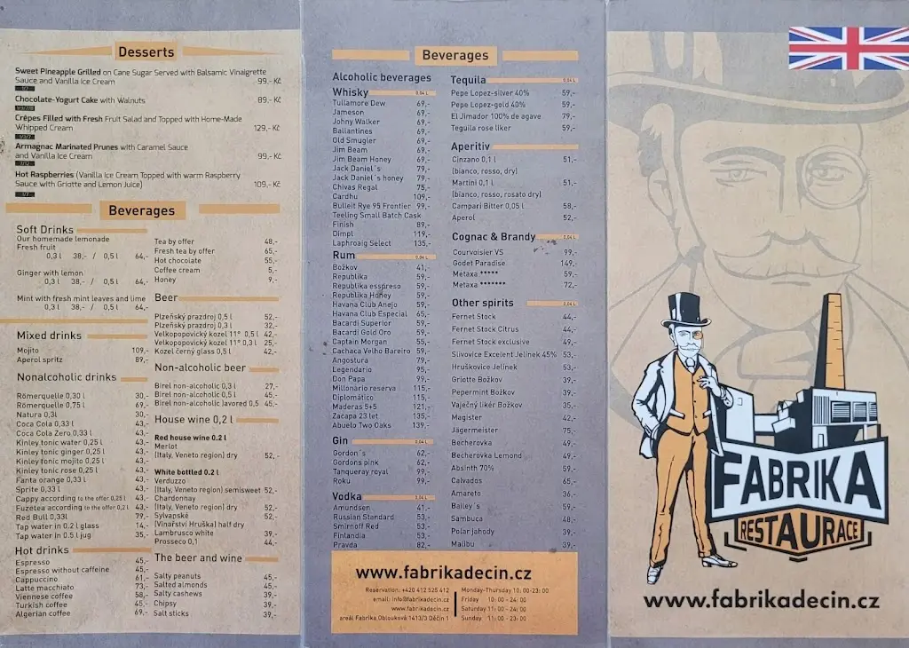 Menu_Fabrika Děčín_Děčín_image_2