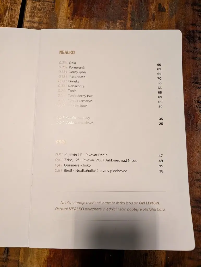 Menu_Karl's Grill Bar_Děčín_image_1