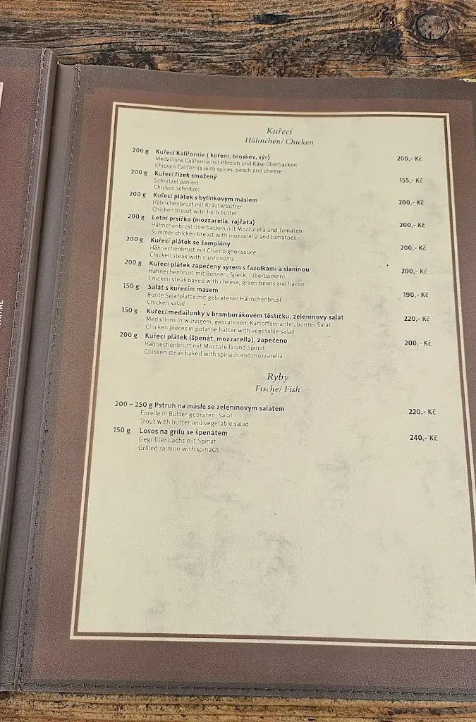 Menu_The Bridge Restaurant_Děčín_immagine_2