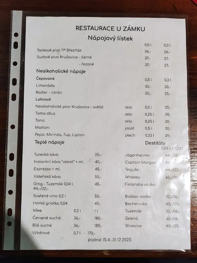 Martin Šlégr_Restaurace u zámku Ploskovice_Čížkovice_review