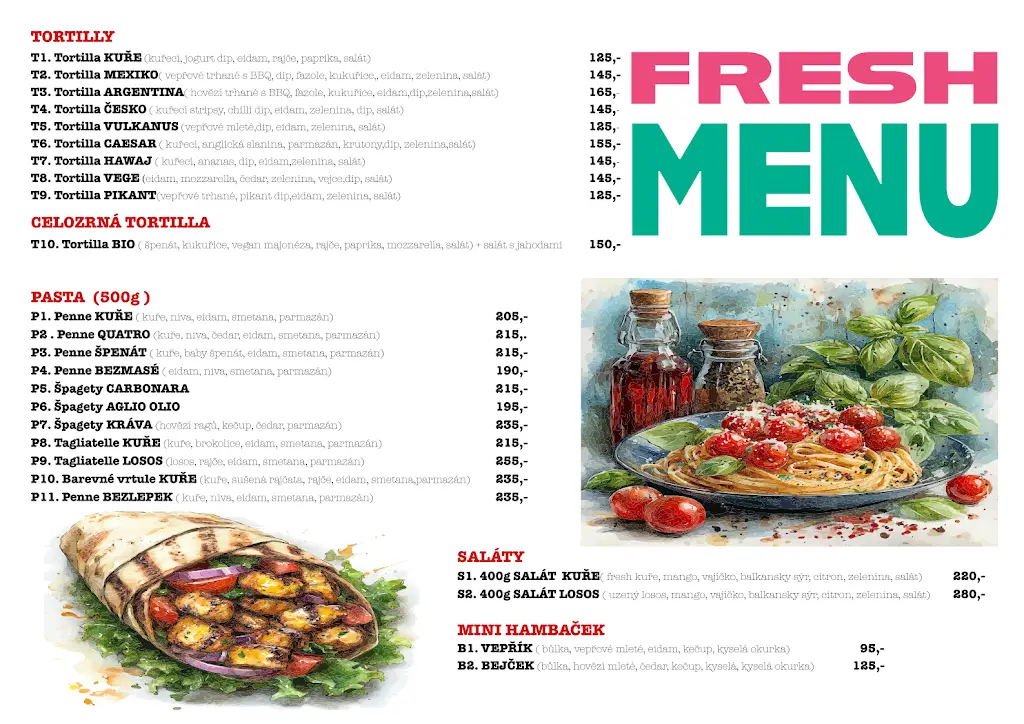 Menu_Restaurace Kovářská- Vulkanus - česká klasika + Mango Tango butik kavárna_Kovářská_image_2