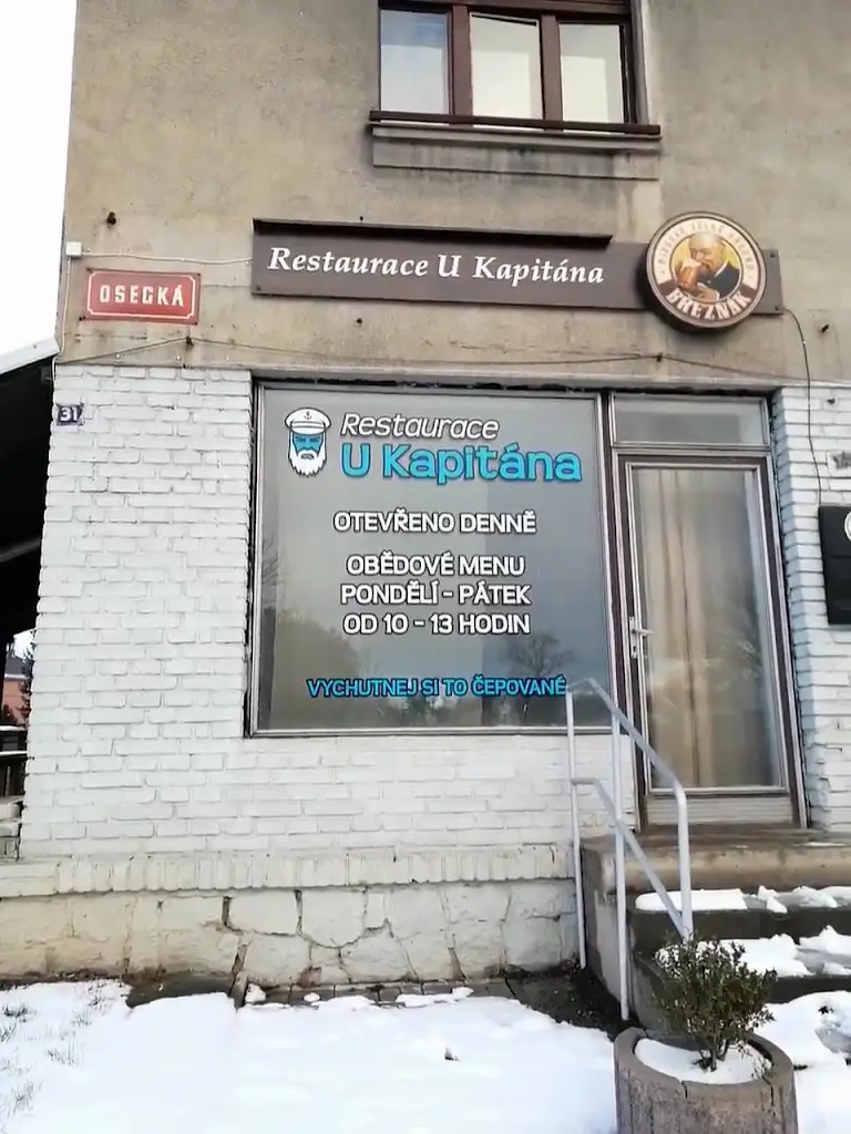 Restaurace U kapitána ristorante a Duchcov