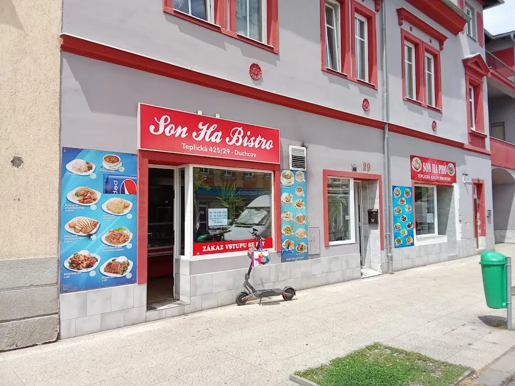 Son+Há bistro restaurant in Duchcov