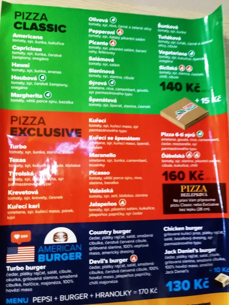 Menu_TURBO PIZZA Duchcov_Duchcov_image_1