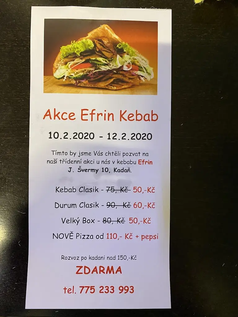 Menu_Kebab & Pizza Kadaň_Kadaň_image_1