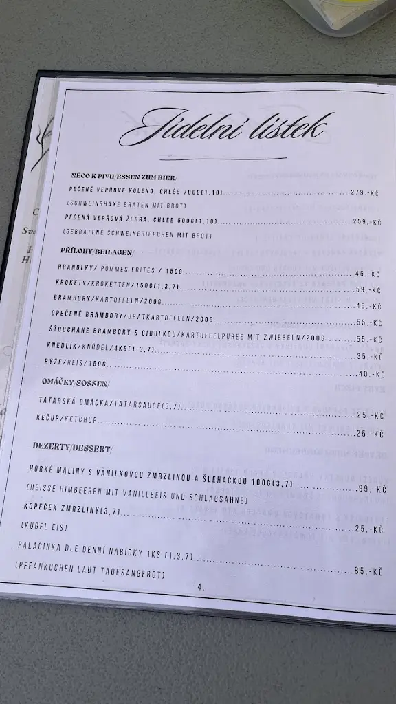 Menu_Restaurace Peřeje_Klášterec nad Ohří_image_1