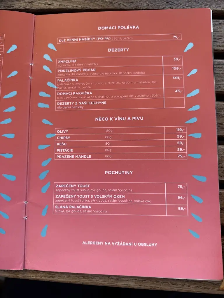 Menu_Cafe Korek_Klášterec nad Ohří_immagine_2