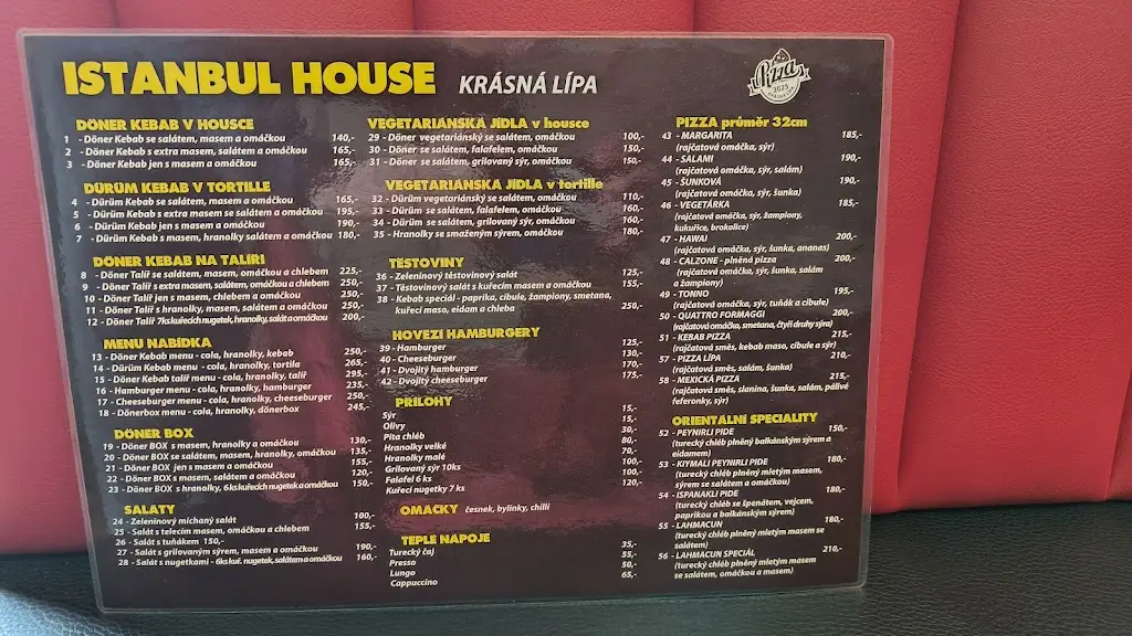 Menu_PIZZA- KEBAB İSTANBUL HOUSE_Krásná Lípa_image_1