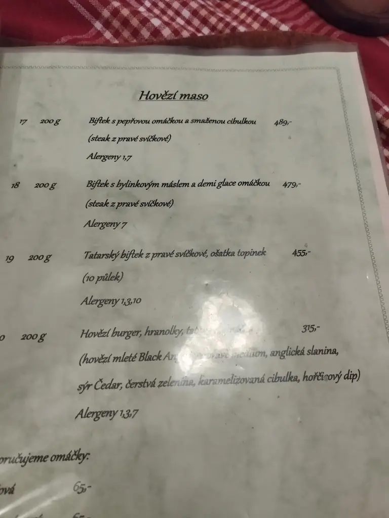 Menu_Koliba Rustika_Jirkov_image_1