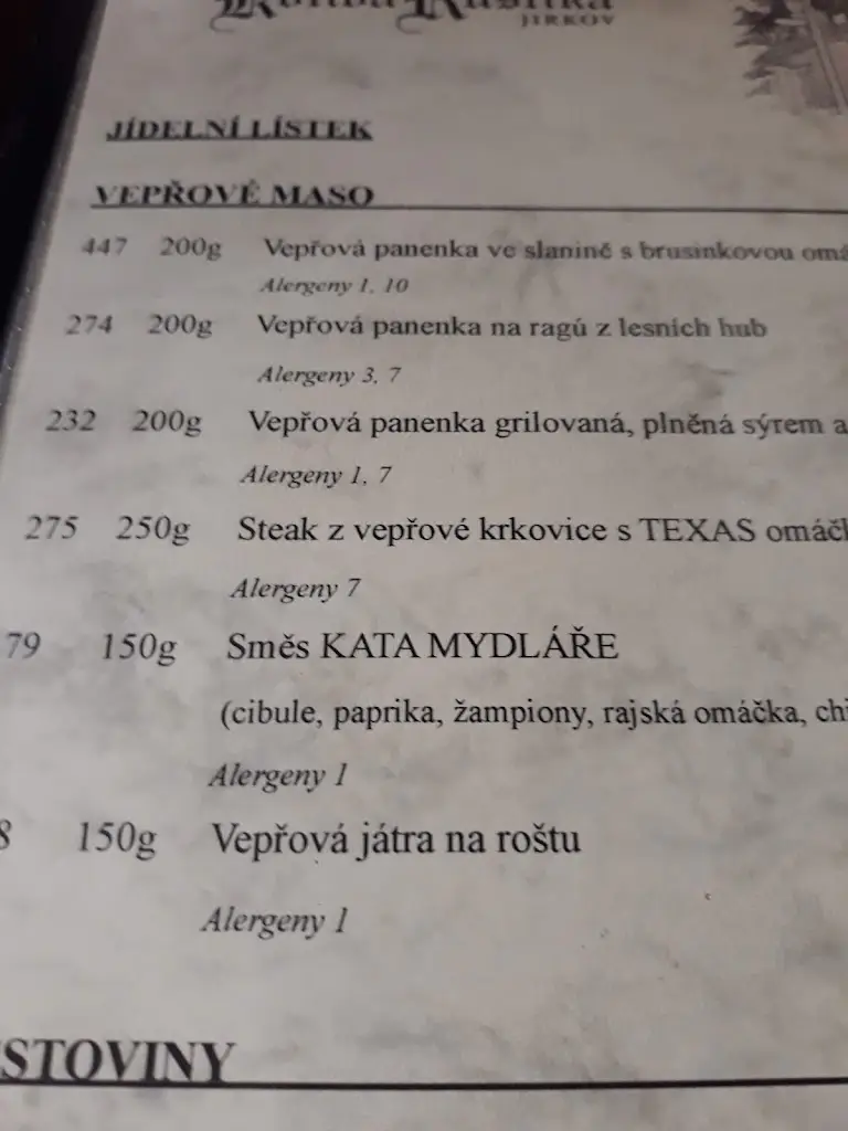 Menu_Koliba Rustika_Jirkov_image_2