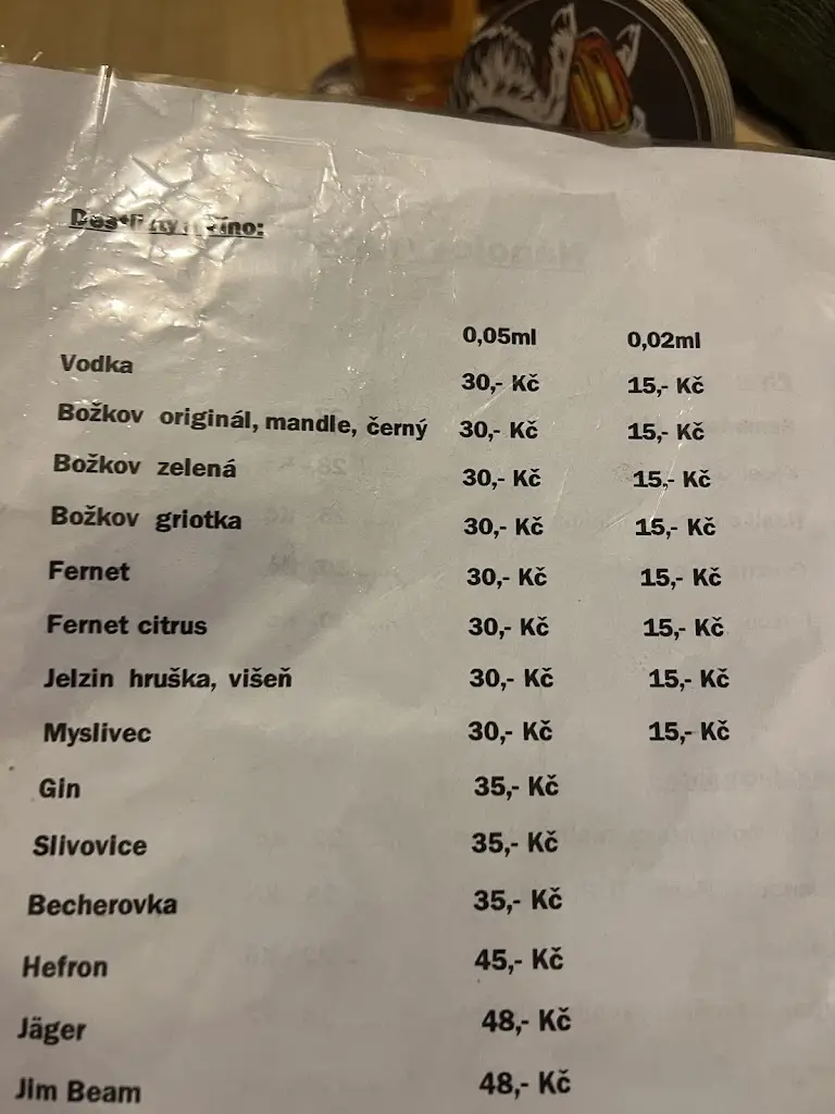 Menu_Klub K.O._Jirkov_image_1