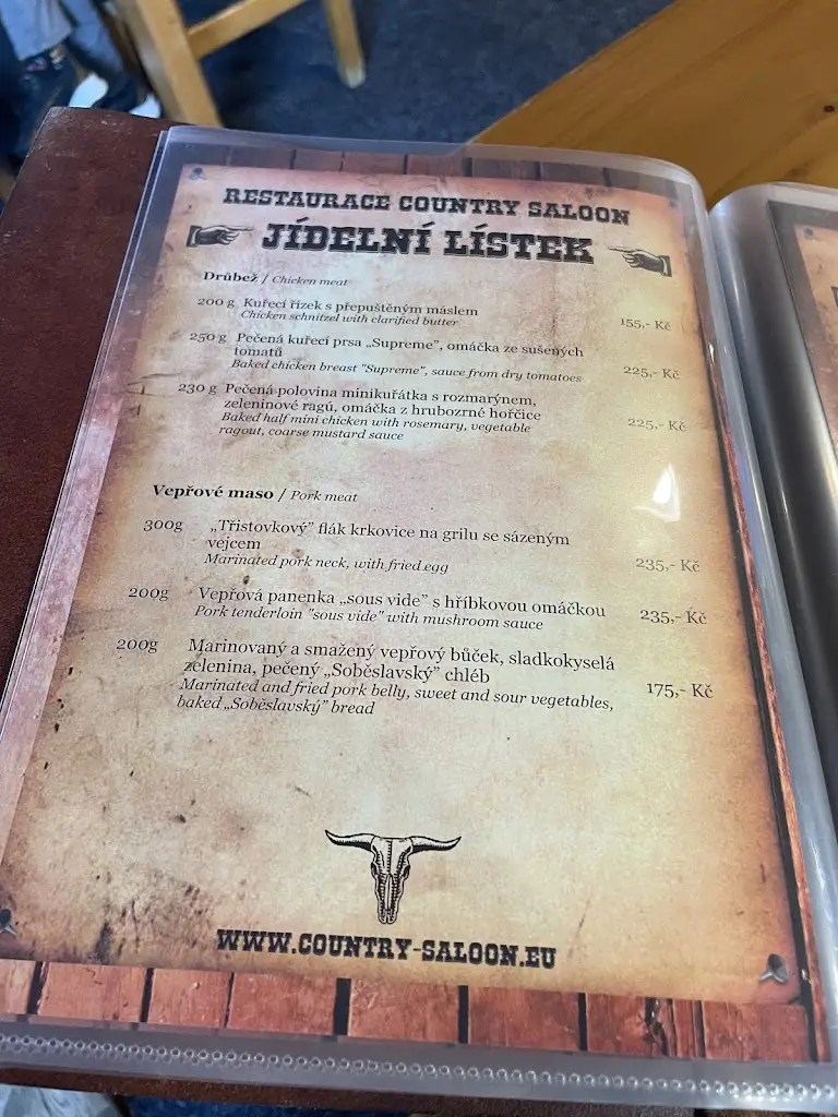 Menu_Country Saloon Řípec_Soběslav_image_4