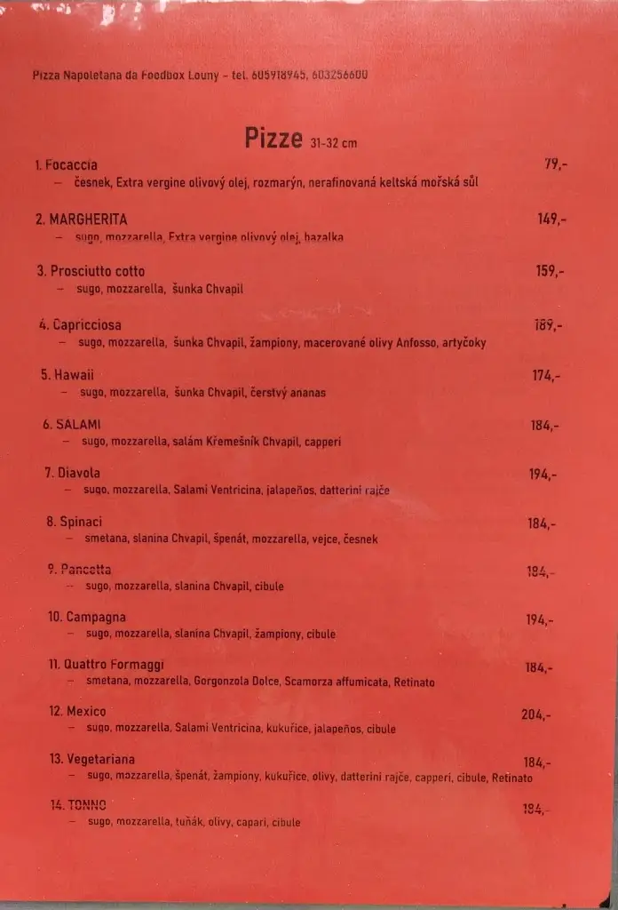 Menu_Pizza Napoletana Sedmý schod_Okres Louny_image_2