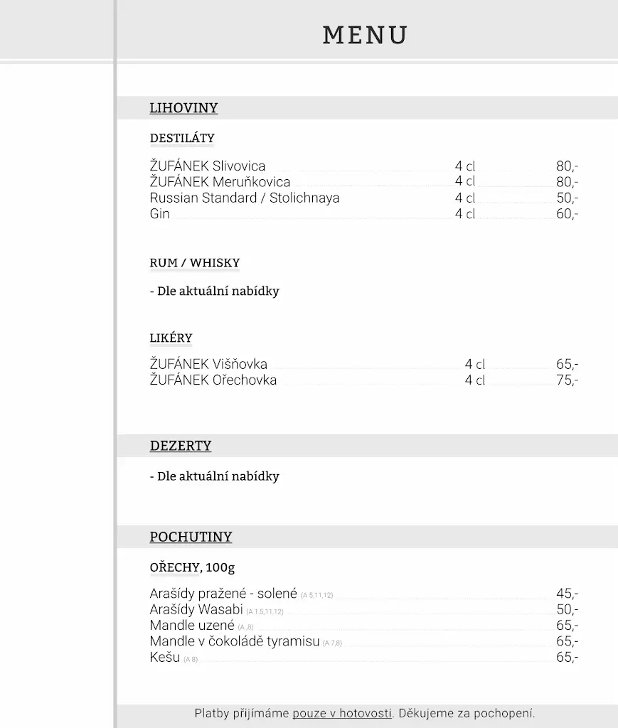 Menu_Kinárna Soběslav_Soběslav_immagine_2
