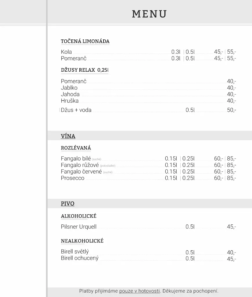 Menu_Kinárna Soběslav_Soběslav_immagine_3
