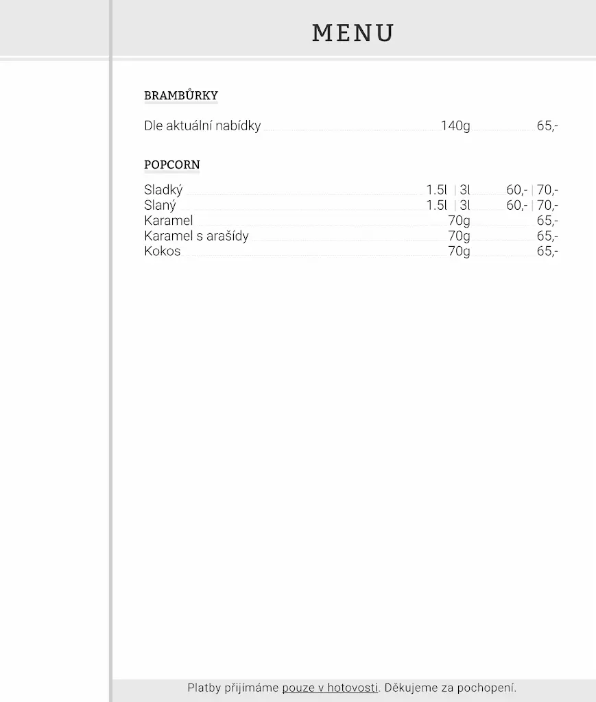 Menu_Kinárna Soběslav_Soběslav_immagine_4
