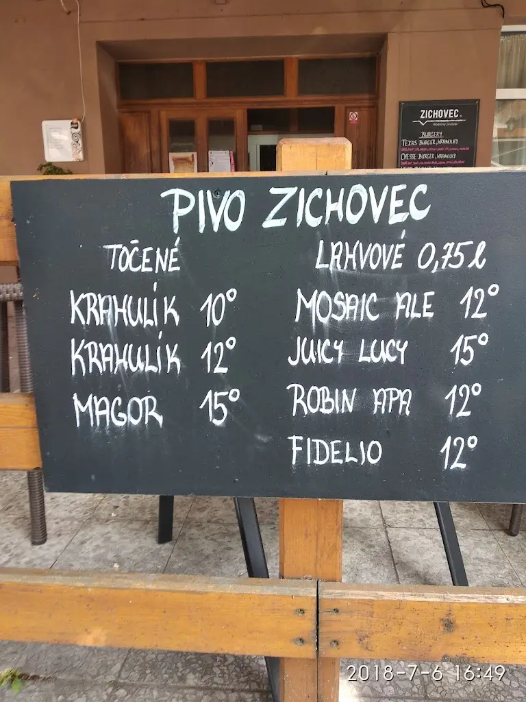 Menu_Černý Orel Libochovice_Libochovice_image_1