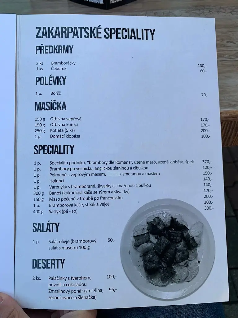 Menu_Restaurace U Romana_Proboštov_image_1
