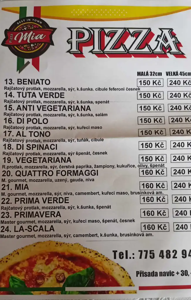 Menu_Pizza Mia_Soběslav_immagine_1