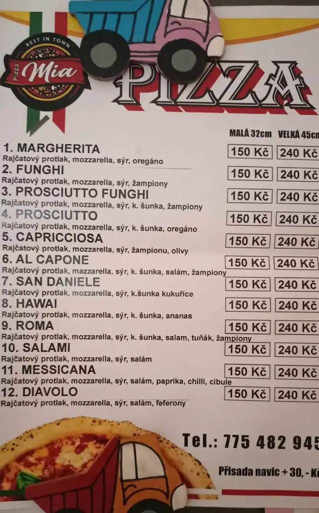 Menu_Pizza Mia_Soběslav_immagine_2