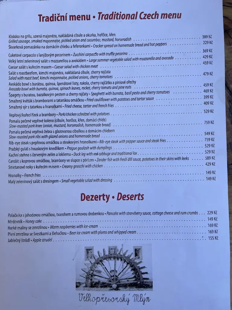 Menu_Velkopřevorský Mlýn_Polepy_image_1