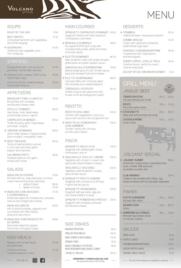 Menu_Volcano Grill House_Polepy_immagine_2