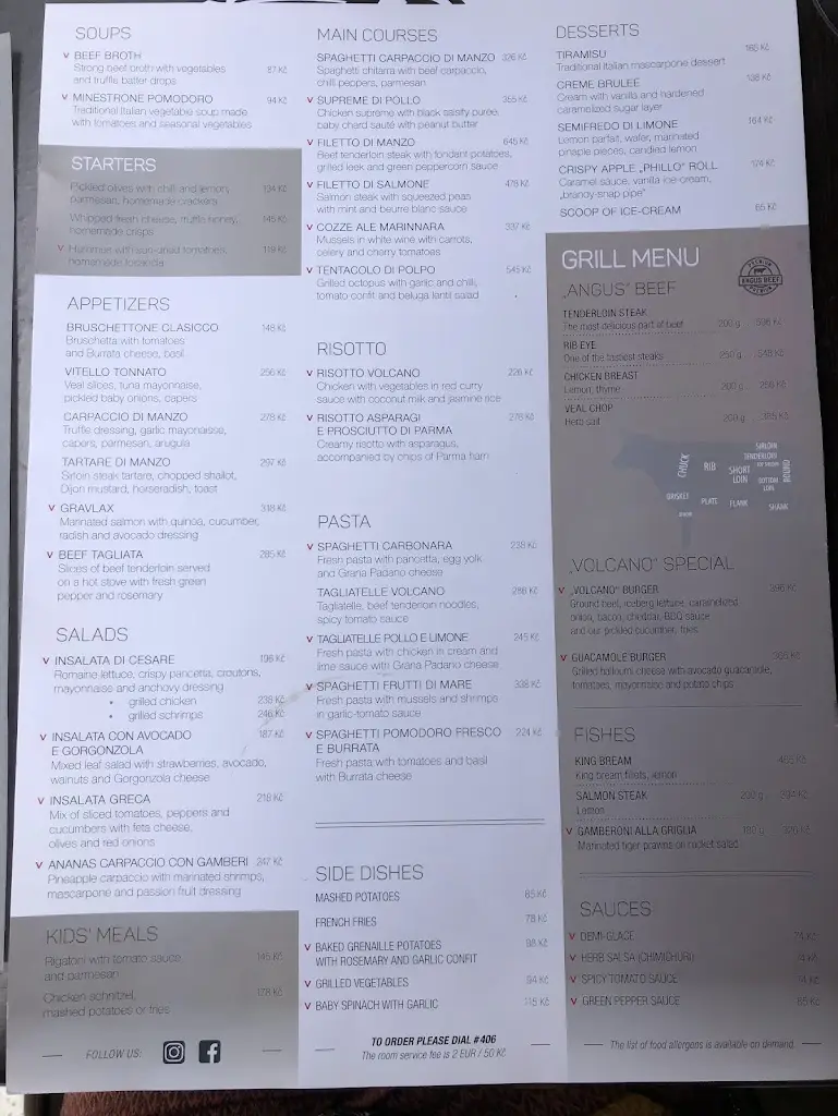 Menu_Volcano Grill House_Polepy_immagine_3