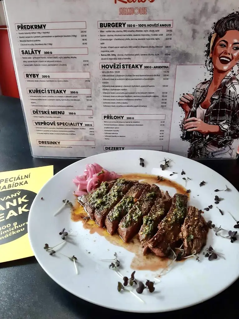 Menu_Retro's Steakhouse_Okres Ústí nad Labem_immagine_2