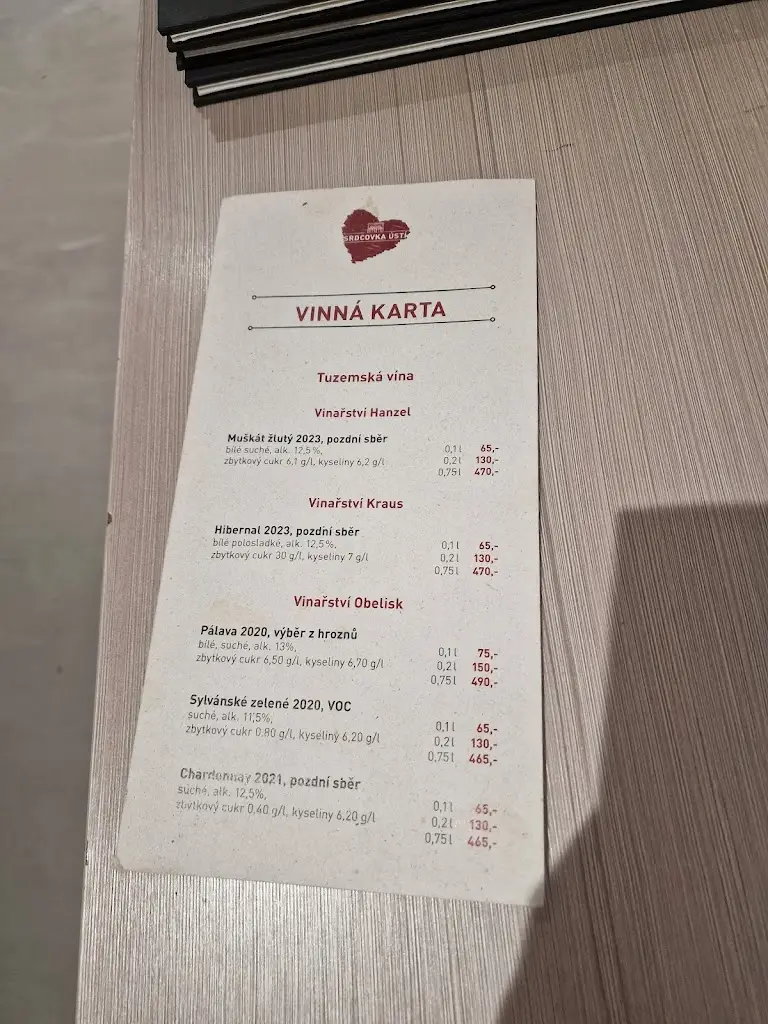 Menu_Srdcovka Ústí_Okres Ústí nad Labem_image_1