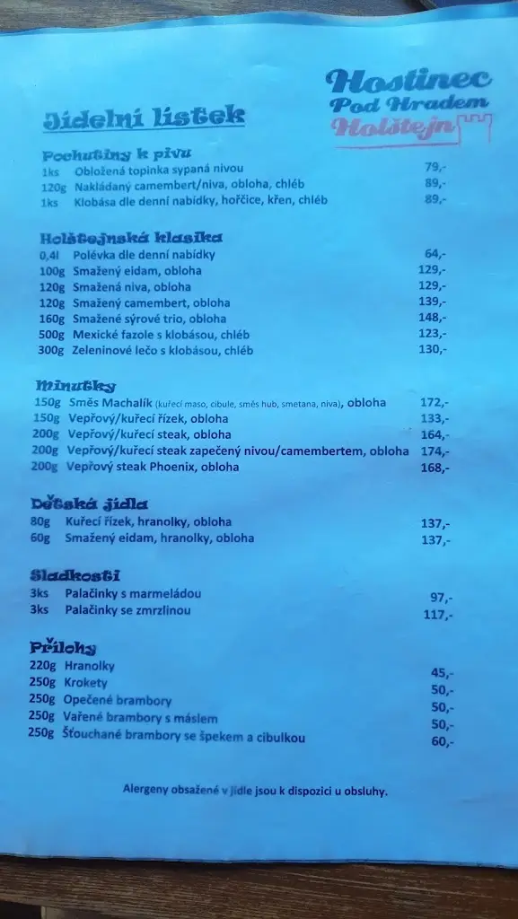 Menu_Hostinec Pod Hradem_Perštejn_image_2