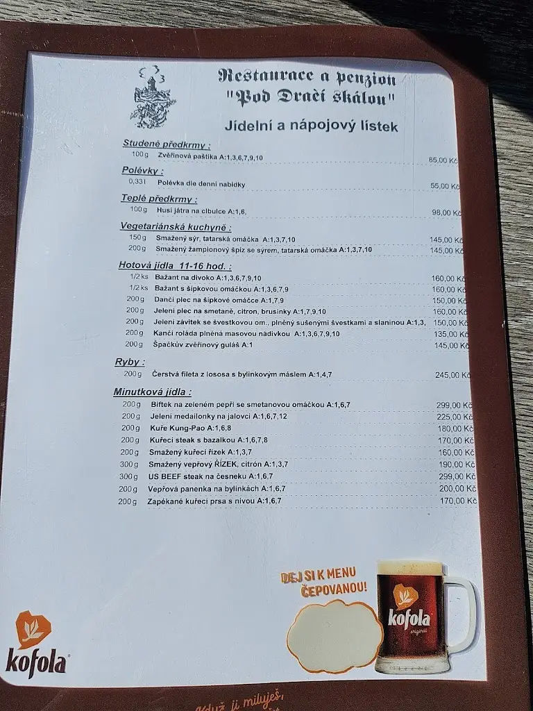 Menu_Restaurace a penzion Pod Dračí skálou_Perštejn_image_3