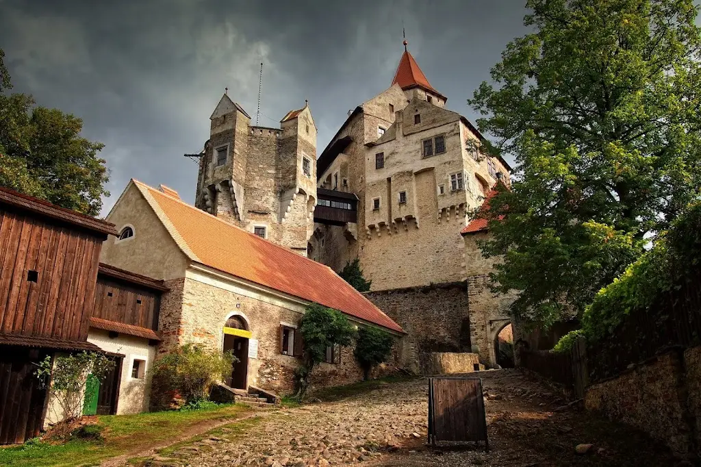 Pernštejn Castle restaurant in Perštejn