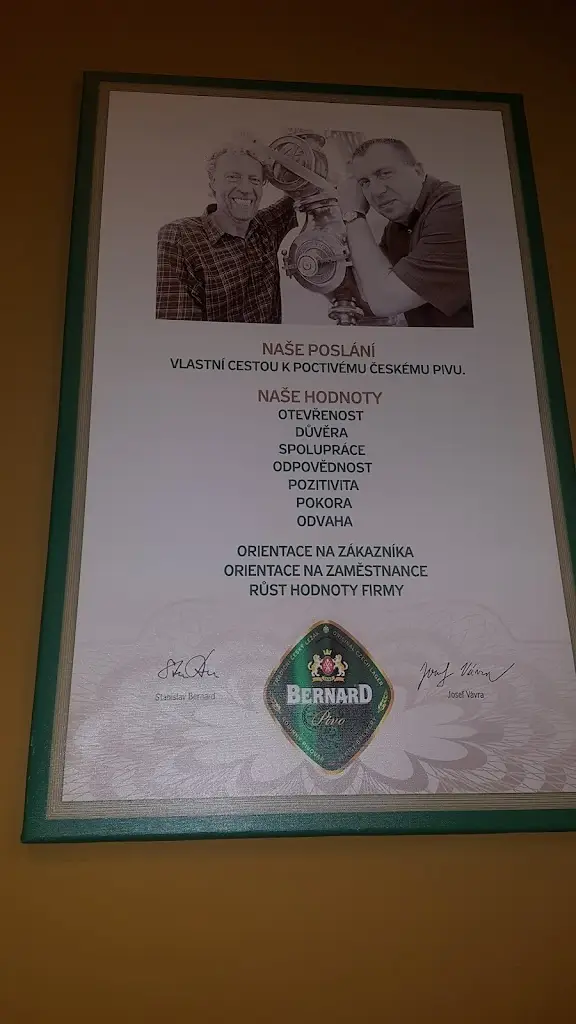 Menu_Bernard Bar Litvínov_Litvínov_immagine_3