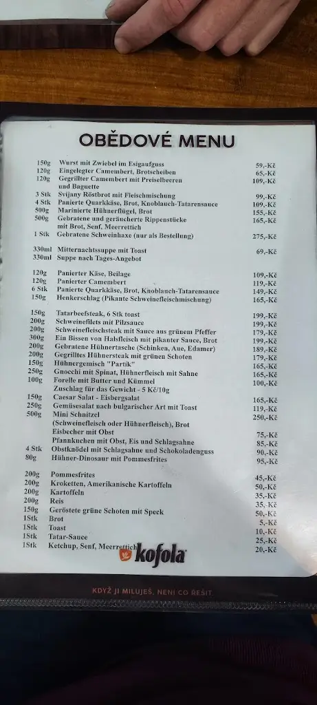 Menu_Restaurace U Partika_Litvínov_image_2