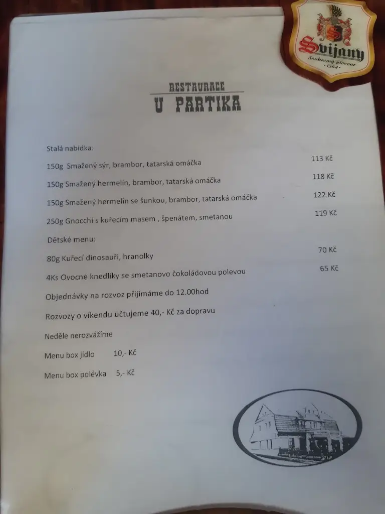 Menu_Restaurace U Partika_Litvínov_image_3