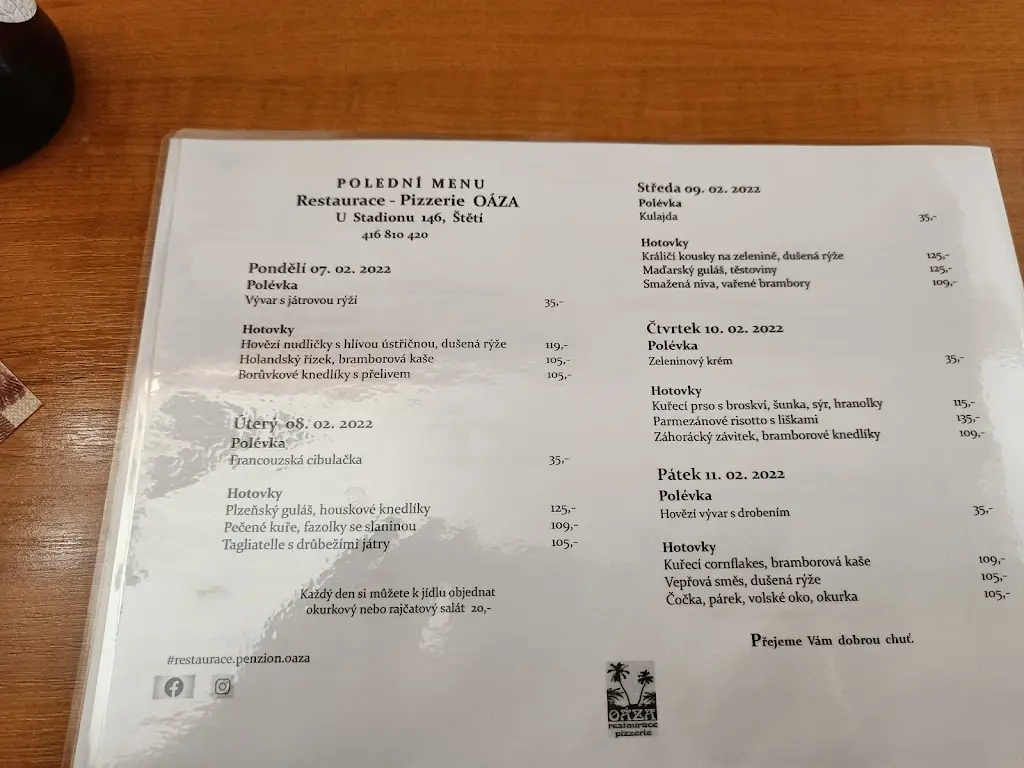 Menu_Restaurace Oáza_Štětí_image_1
