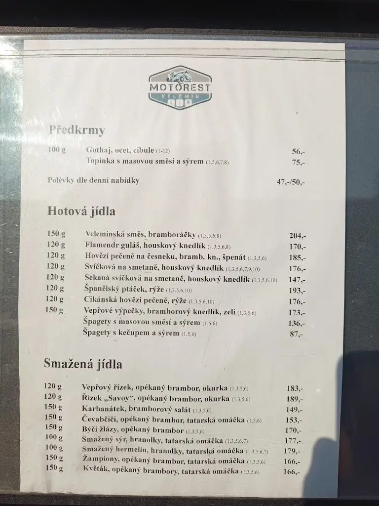 Menu_Motorest Velemín_Velemín_image_2