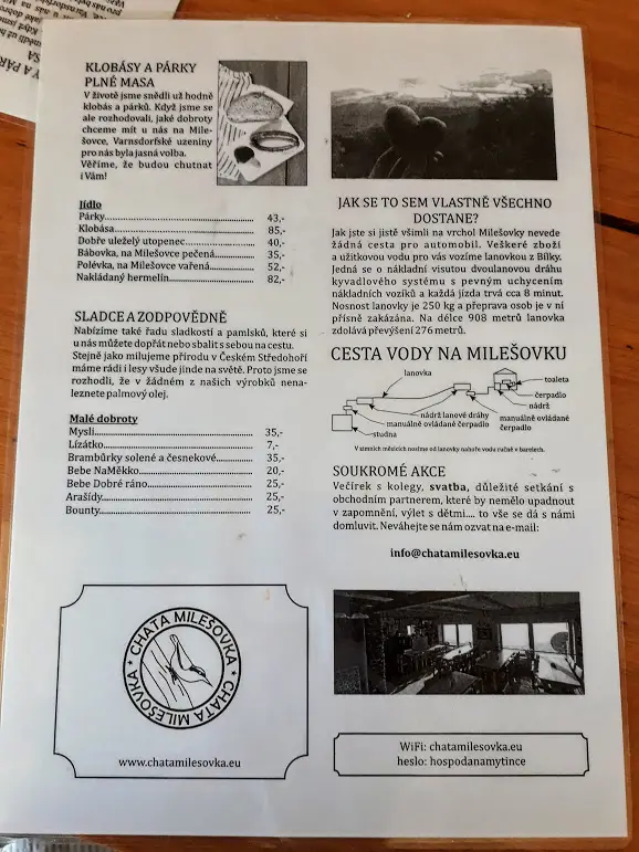 Menu_Chata Milešovka_Velemín_image_3