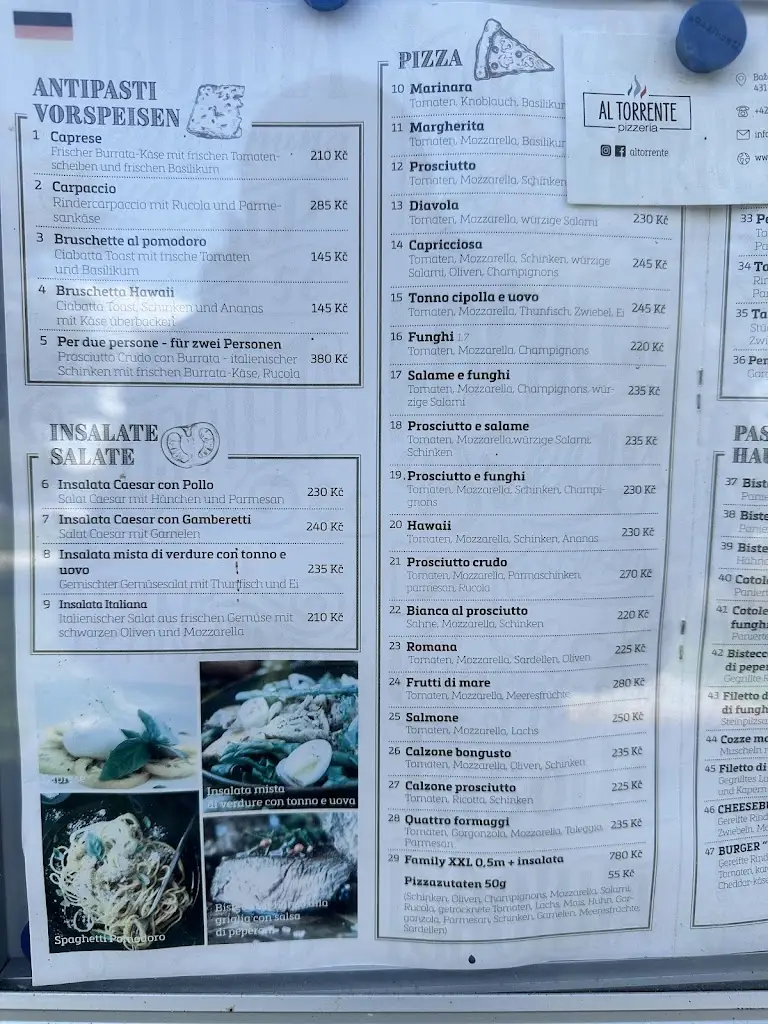 Menu_Ristorante Pizzeria Al Torrente_Vejprty_image_1