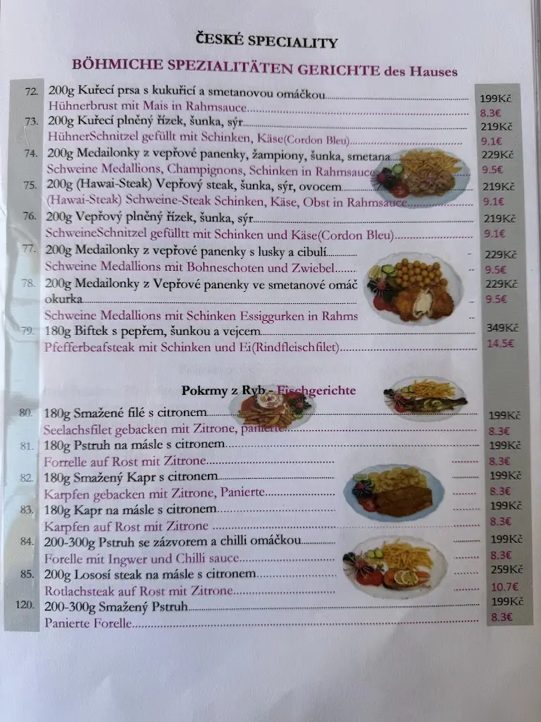 Menu_RESTAURANT EURO-ASIA_Vejprty_image_1