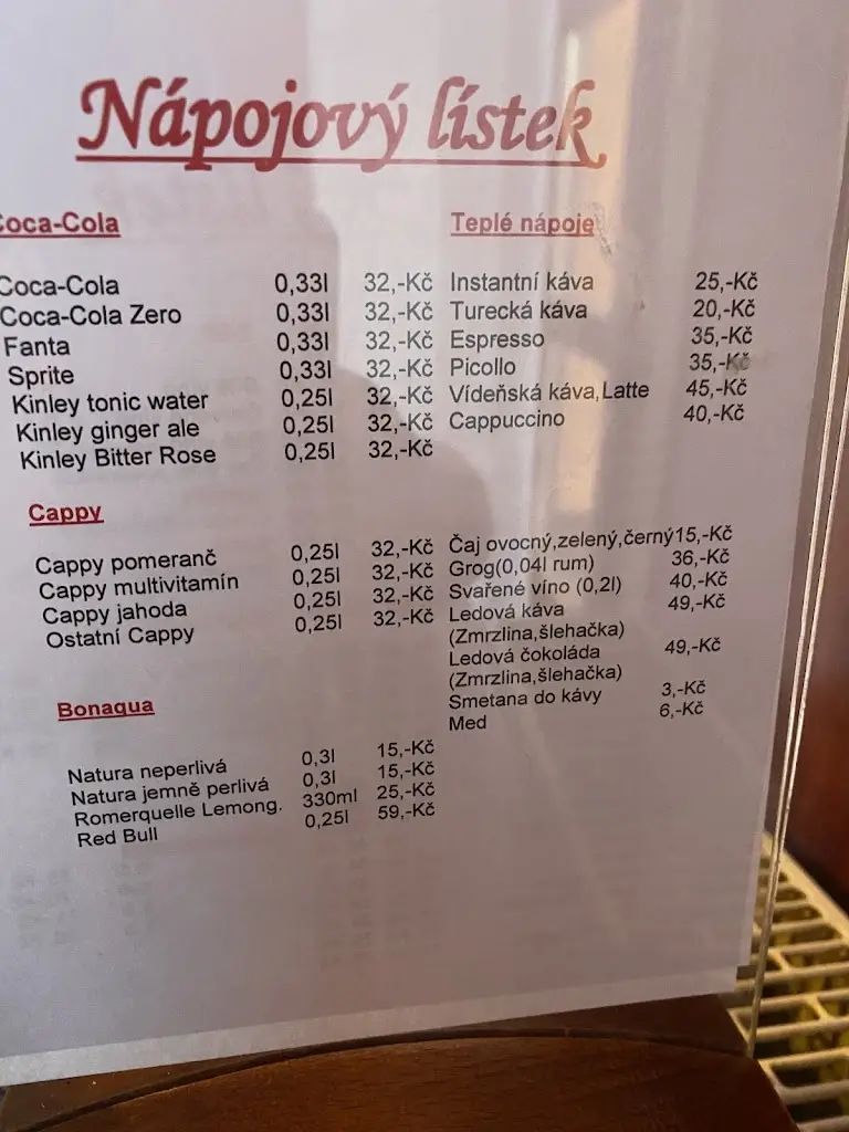 Menu_Restaurace Adonis_Velké Březno_immagine_4