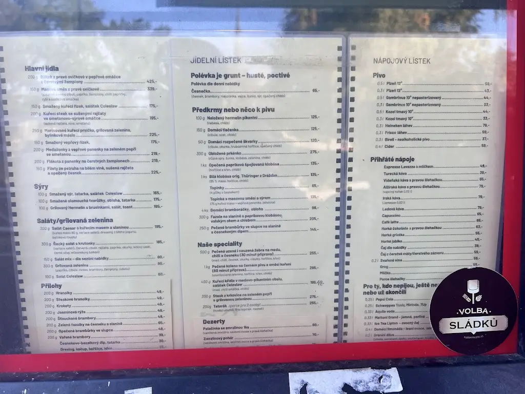 Restaurace Pod Lampou v Teplicích v Šanově_Teplice_menu_image_1