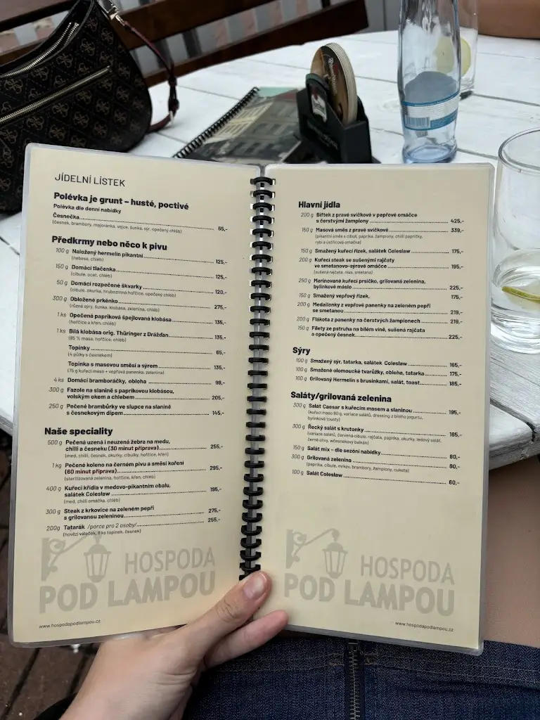 Menu_Restaurace Pod Lampou v Teplicích v Šanově_Teplice_image_2