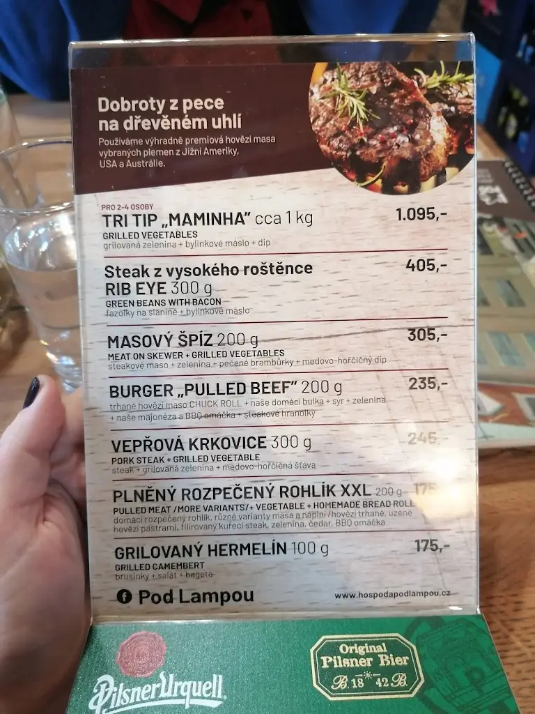 Menu_Restaurace Pod Lampou v Teplicích v Šanově_Teplice_image_3