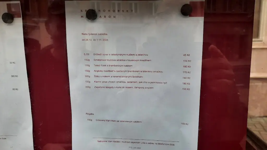 Menu_Krušnohorský Maskaron_Teplice_image_3