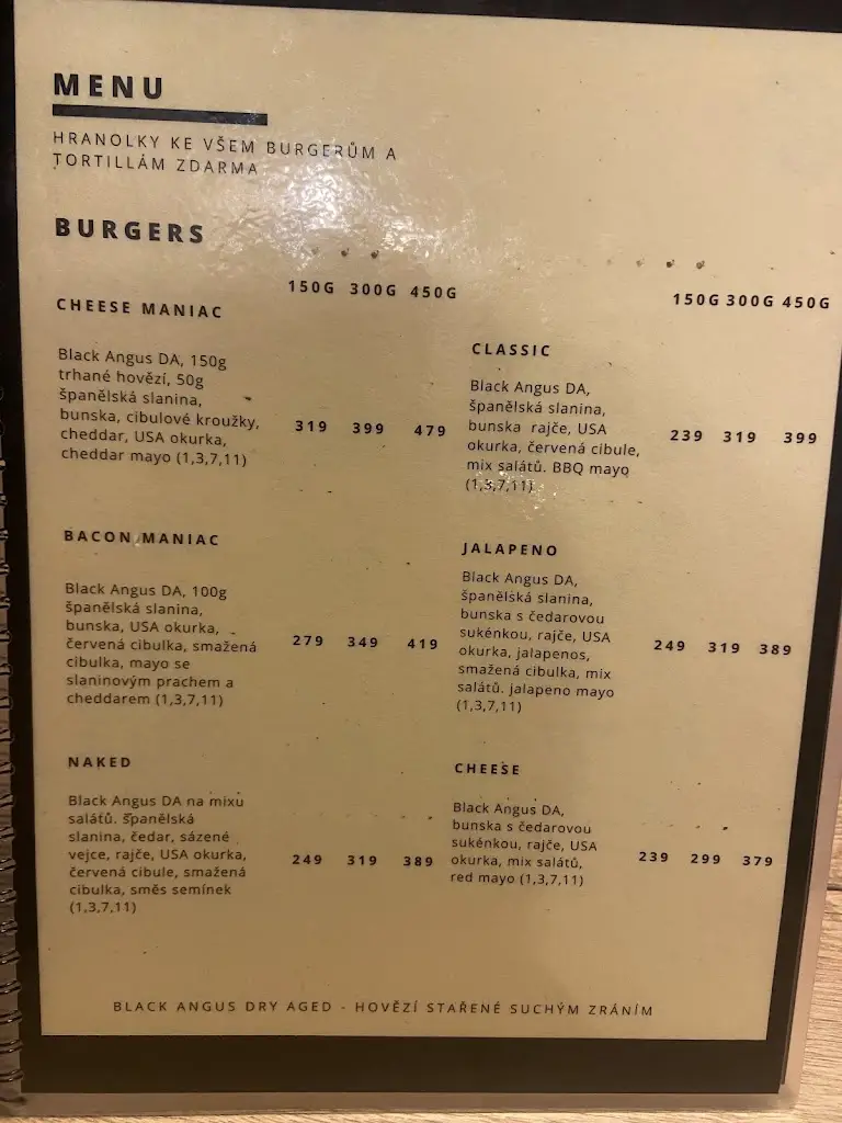 Menu_Burger's Teplice_Teplice_image_3