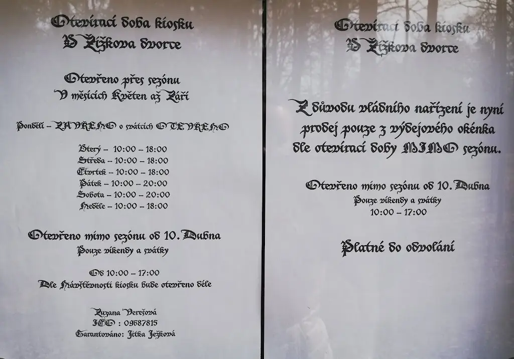 Menu_Jan_Zizka_Kiosk_Borovany_image_1