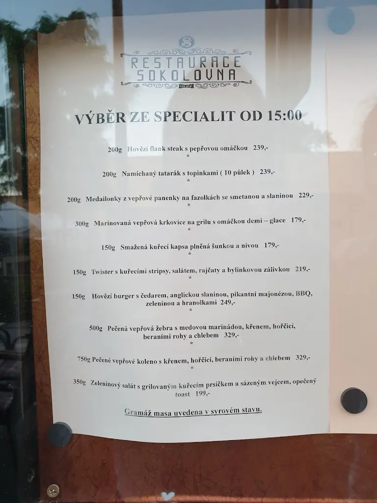 Menu_Restaurace Sokolovna Strakonice_Strakonice_image_4